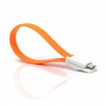 多彩便携USB线20CM 橙色
